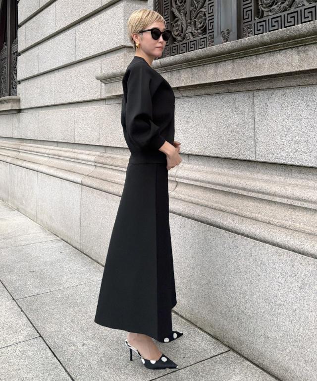 トップボタン立体カーディガン_gfa26ss-nt01