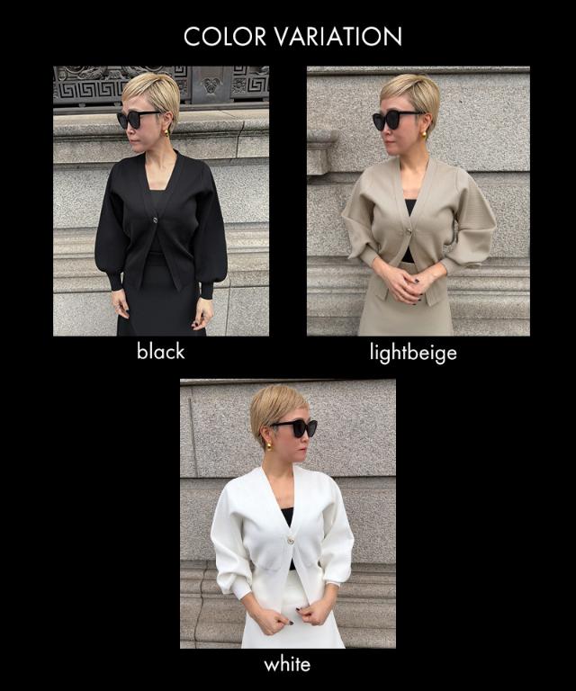 トップボタン立体カーディガン_gfa26ss-nt01