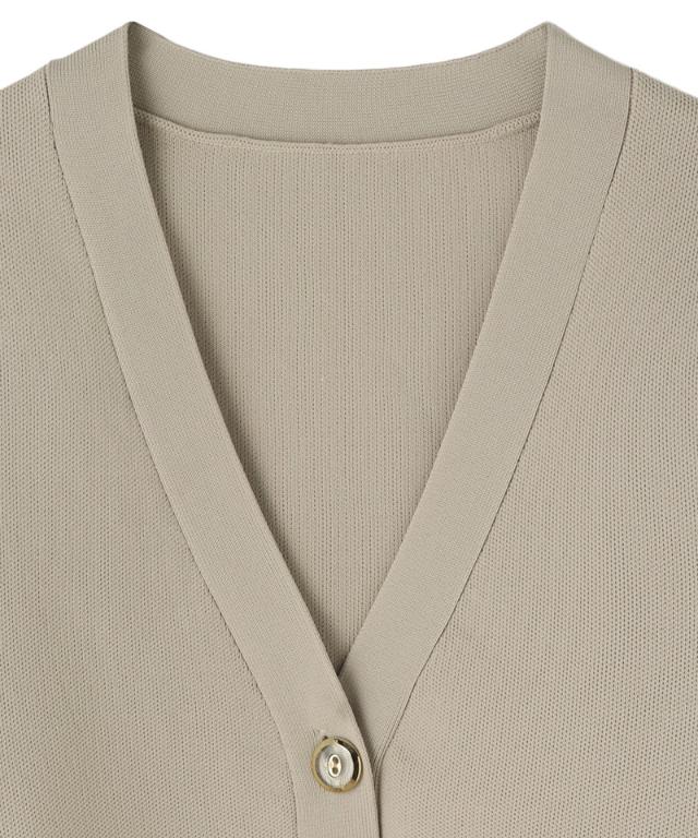 トップボタン立体カーディガン_gfa26ss-nt01