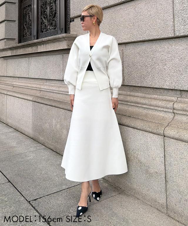 トップボタン立体カーディガン_gfa26ss-nt01