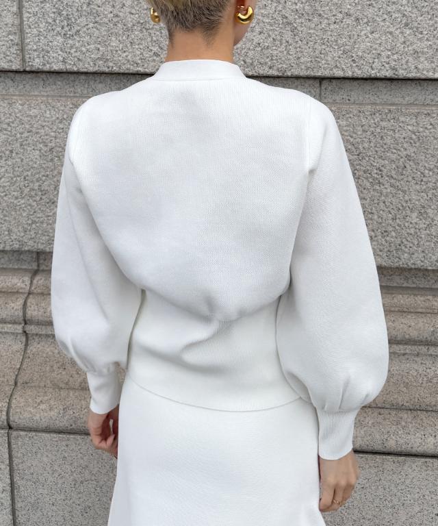 トップボタン立体カーディガン_gfa26ss-nt01