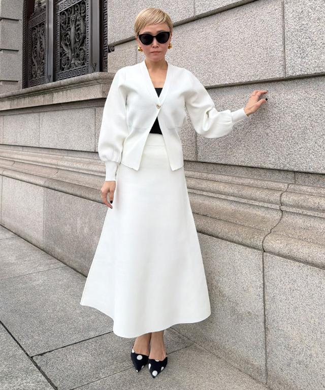 トップボタン立体カーディガン_gfa26ss-nt01