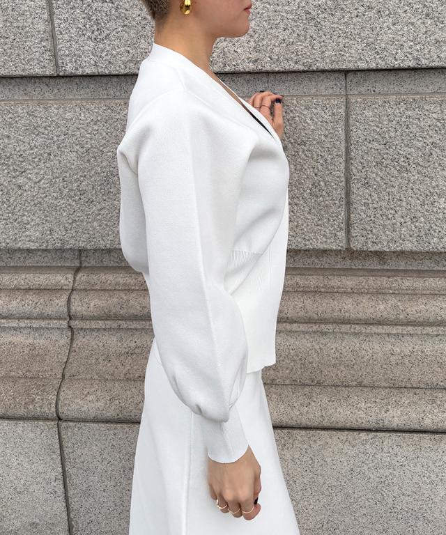 トップボタン立体カーディガン_gfa26ss-nt01