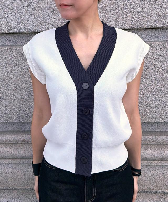 ベスト風ニットトップス_gfa26ss-nt04