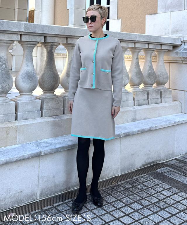 マリン風ニットジャケット_gfa26ss-nt05