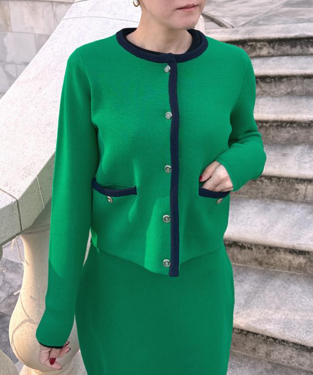 マリン風ニットジャケット_gfa26ss-nt05