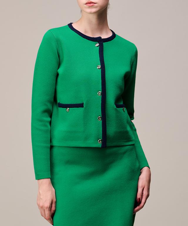 マリン風ニットジャケット_gfa26ss-nt05