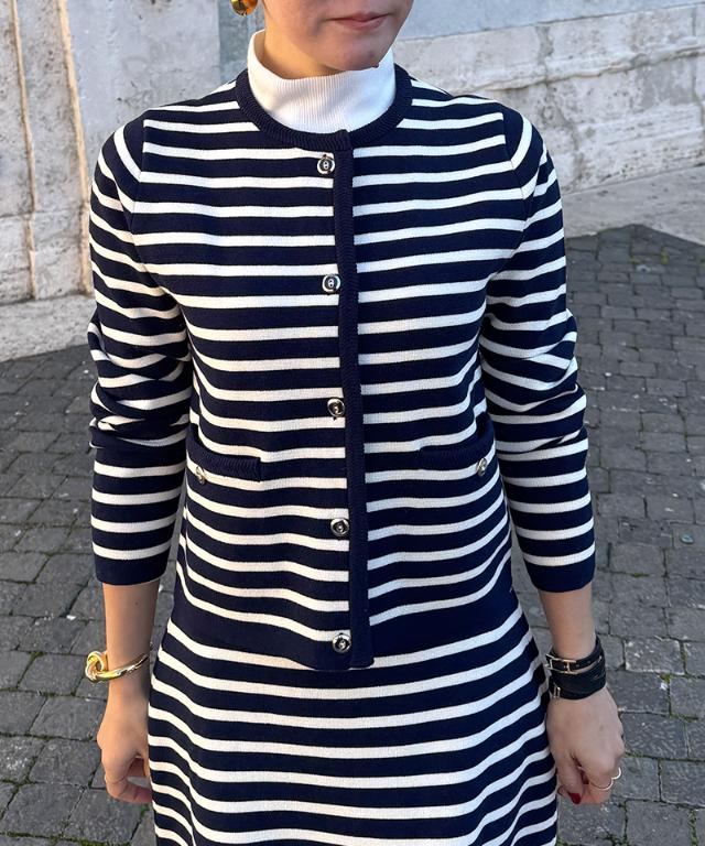 マリン風ニットジャケット_gfa26ss-nt05