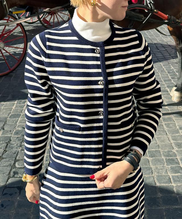 マリン風ニットジャケット_gfa26ss-nt05