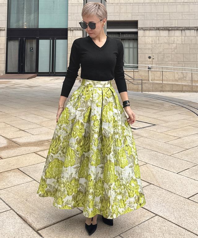 ミルキータッチVネック（シルクカシミヤ）_gfa26ss-nt10