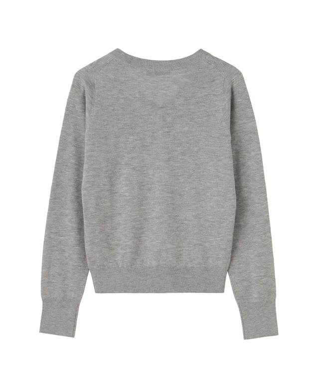 ミルキータッチVネック（シルクカシミヤ）_gfa26ss-nt10