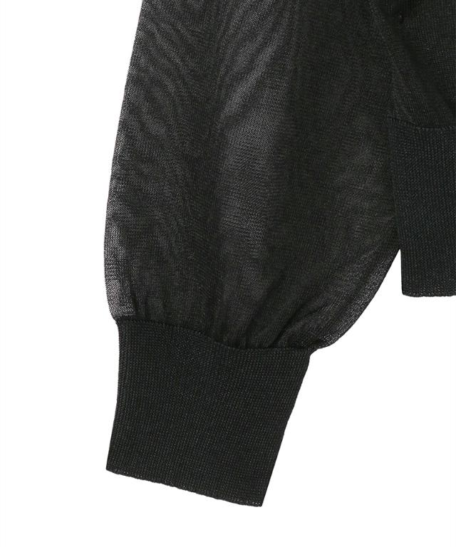 シアー配色サマーカーディガン_gfa26ss-nt11