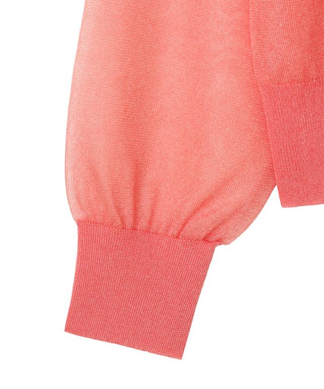 シアー配色サマーカーディガン_gfa26ss-nt11