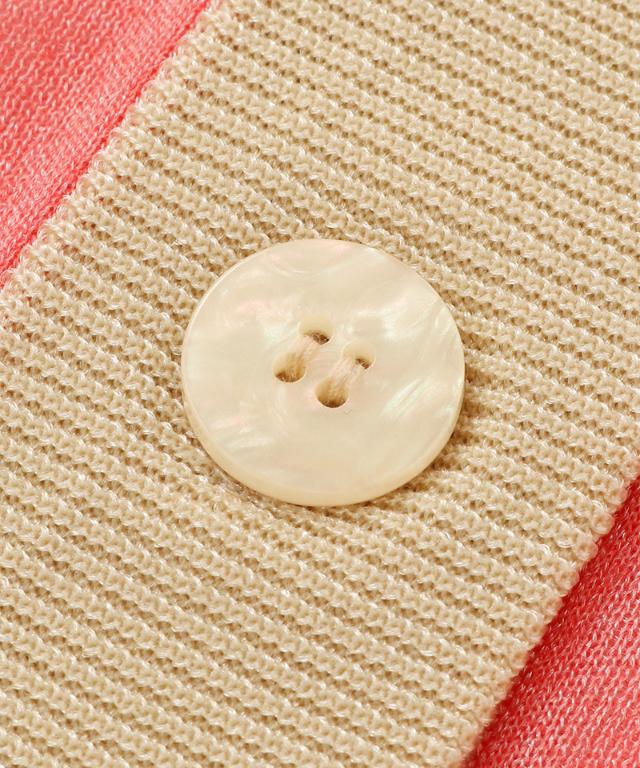 シアー配色サマーカーディガン_gfa26ss-nt11