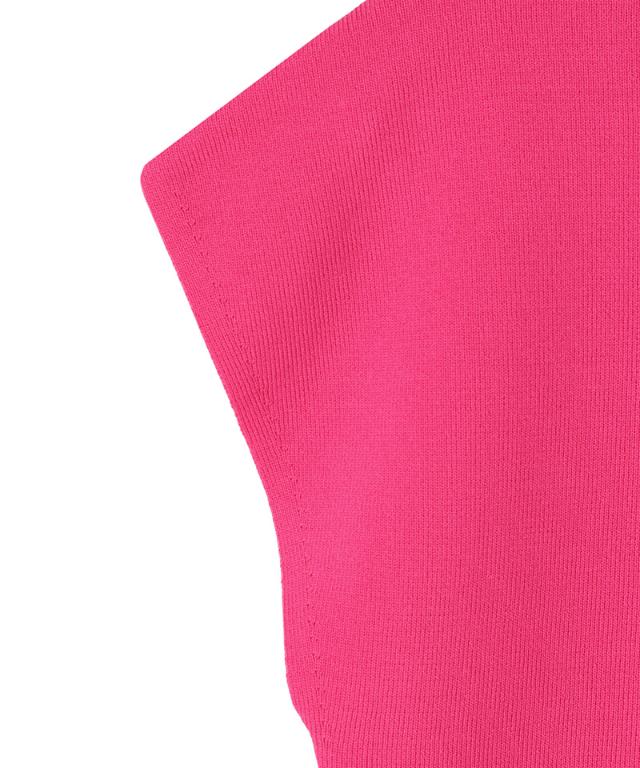 ニットスタンドカラーノースリーブ_gfa26ss-nt17