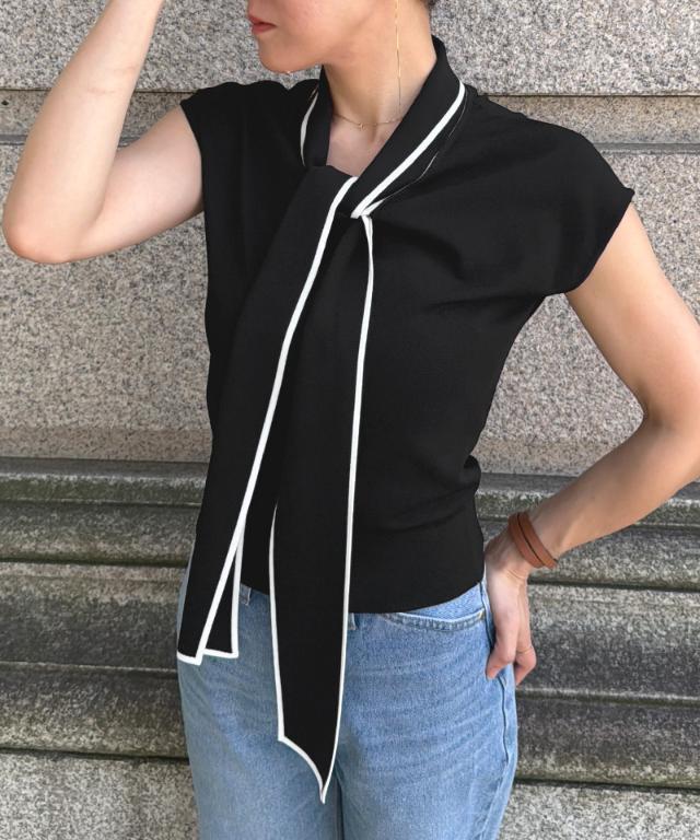 リボンニットトップス_gfa26ss-nt18