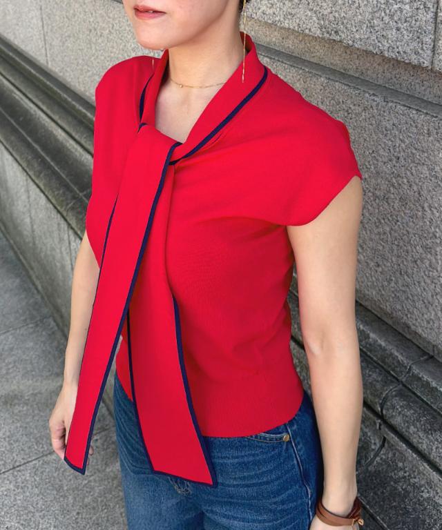 リボンニットトップス_gfa26ss-nt18