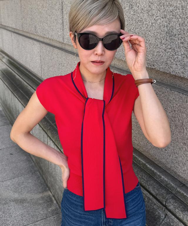 リボンニットトップス_gfa26ss-nt18