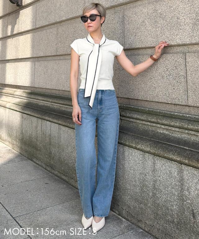 リボンニットトップス_gfa26ss-nt18
