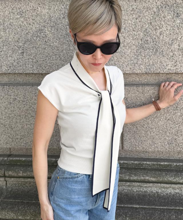 リボンニットトップス_gfa26ss-nt18