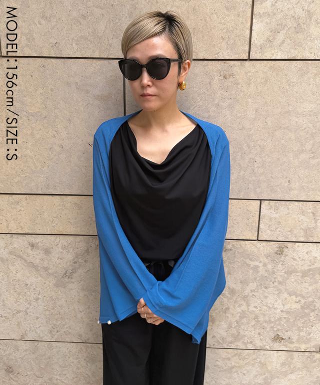 サマーニットマルチケープ（UVカット）_gfa26ss-nt19