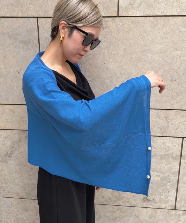 サマーニットマルチケープ（UVカット）_gfa26ss-nt19