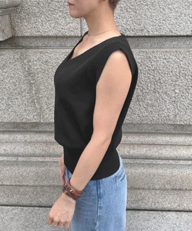 マチ付きサマーニットトップス_gfa26ss-nt21