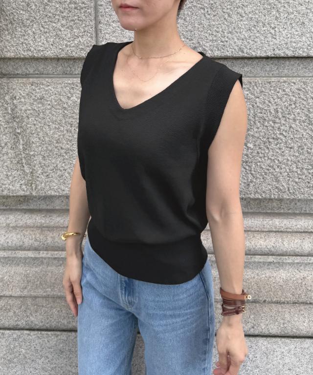 マチ付きサマーニットトップス_gfa26ss-nt21