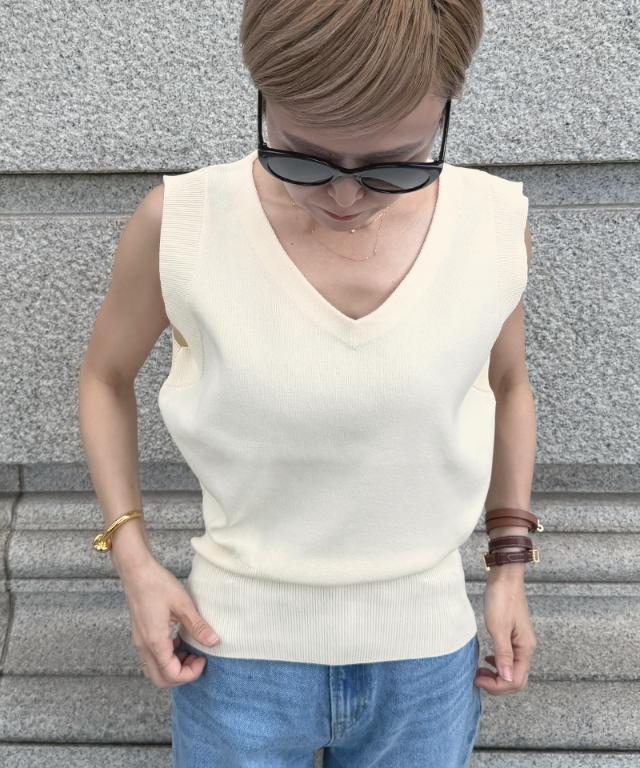 マチ付きサマーニットトップス_gfa26ss-nt21