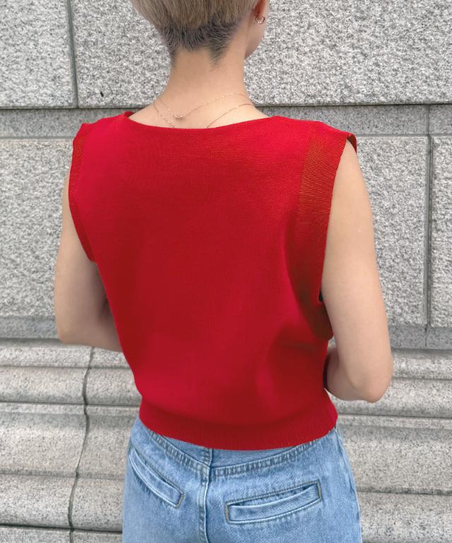 マチ付きサマーニットトップス_gfa26ss-nt21