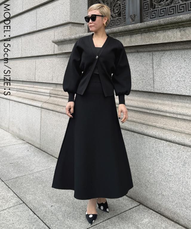 JENNE立体ニットスカート_gfa26ss-sk02