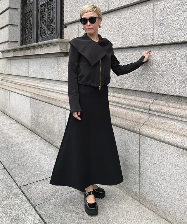 JENNE立体ニットスカート_gfa26ss-sk02