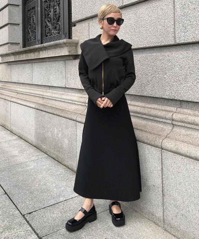 JENNE立体ニットスカート_gfa26ss-sk02