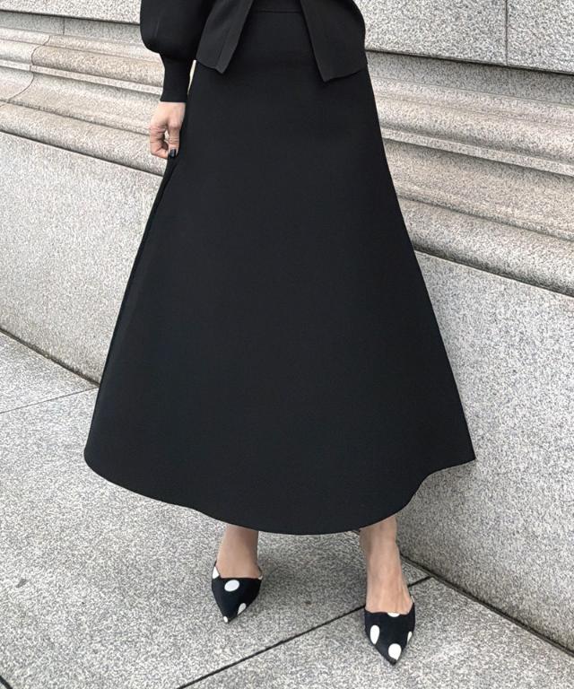 JENNE立体ニットスカート_gfa26ss-sk02