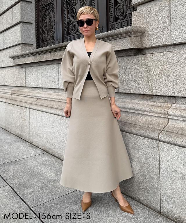 JENNE立体ニットスカート_gfa26ss-sk02