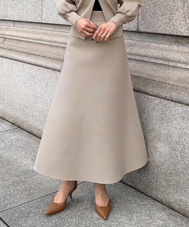 JENNE立体ニットスカート_gfa26ss-sk02