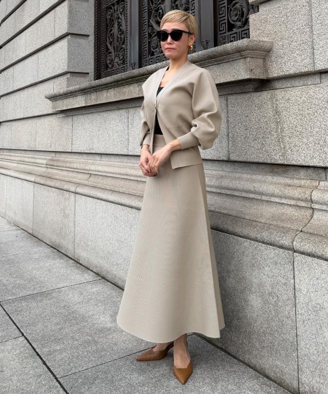 JENNE立体ニットスカート_gfa26ss-sk02