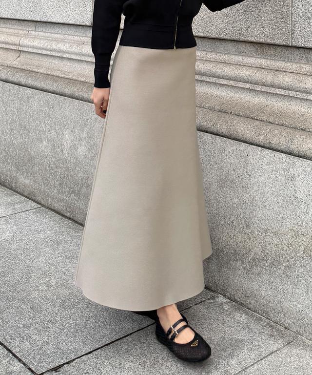 JENNE立体ニットスカート_gfa26ss-sk02