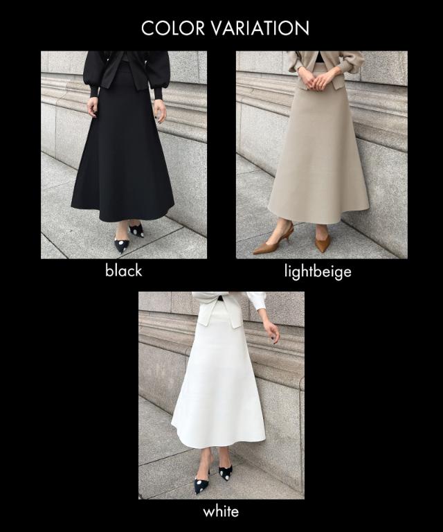 JENNE立体ニットスカート_gfa26ss-sk02