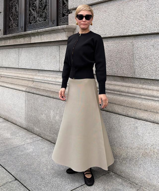 JENNE立体ニットスカート_gfa26ss-sk02