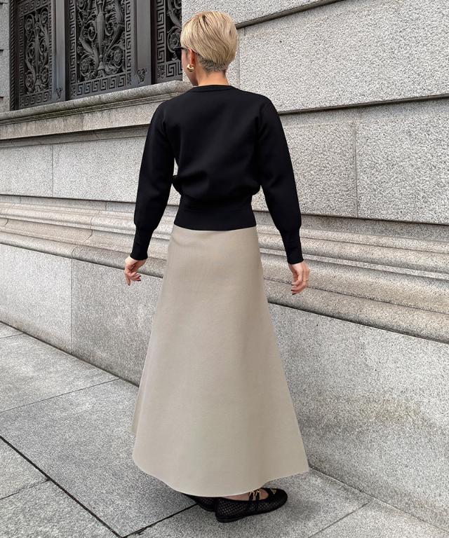JENNE立体ニットスカート_gfa26ss-sk02
