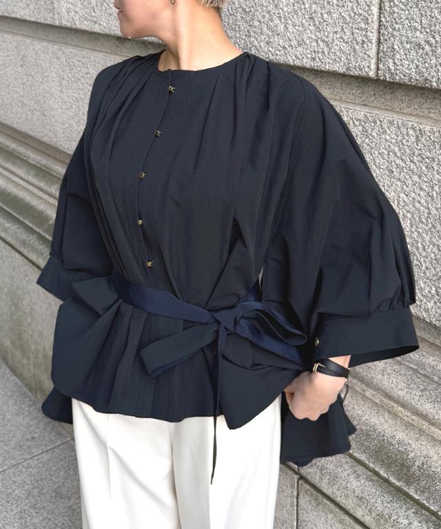 接触冷感サマーブラウスブルゾン_han26ss-jk01