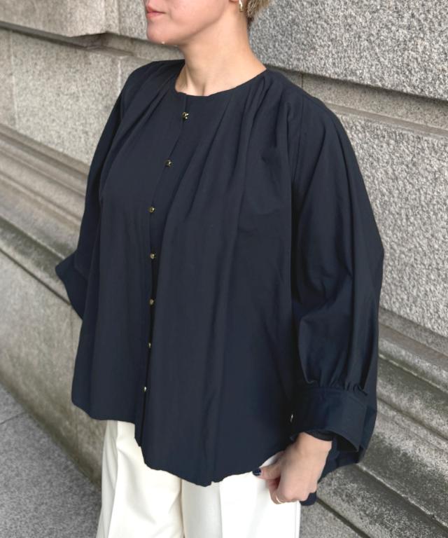 接触冷感サマーブラウスブルゾン_han26ss-jk01