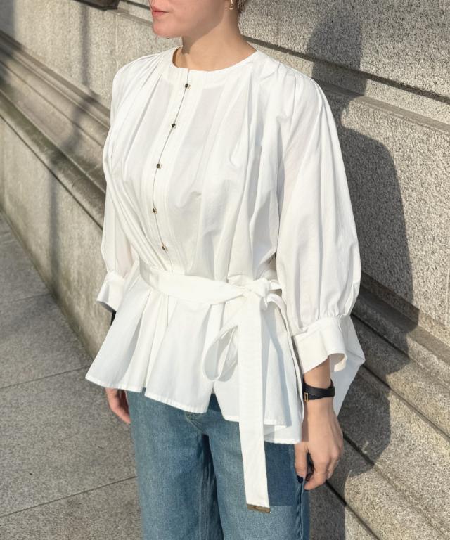 接触冷感サマーブラウスブルゾン_han26ss-jk01