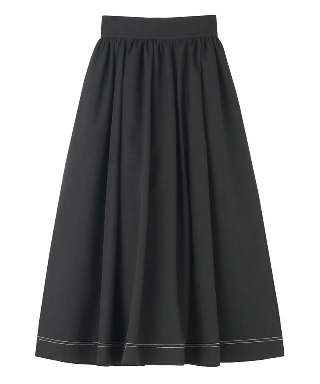 ステッチチュールインスカート_han26ss-sk05