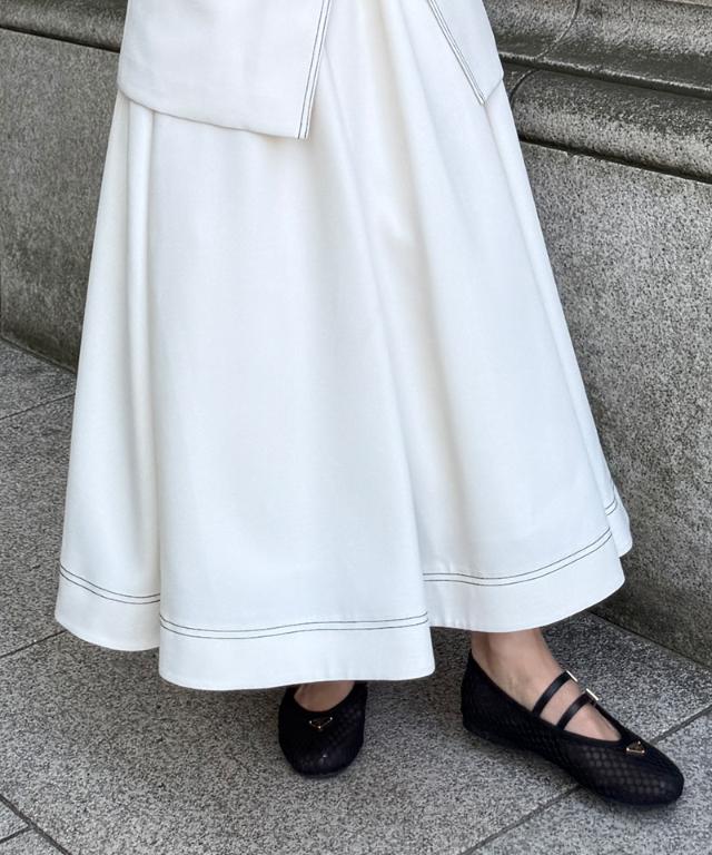 ステッチチュールインスカート_han26ss-sk05