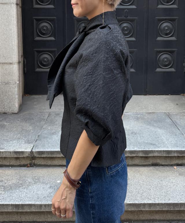 リボン風ジャガードトップス_iwa25aw-bl19