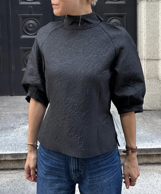 リボン風ジャガードトップス_iwa25aw-bl19