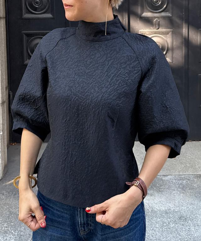 リボン風ジャガードトップス_iwa25aw-bl19