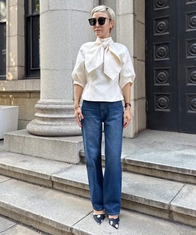 リボン風ジャガードトップス_iwa25aw-bl19